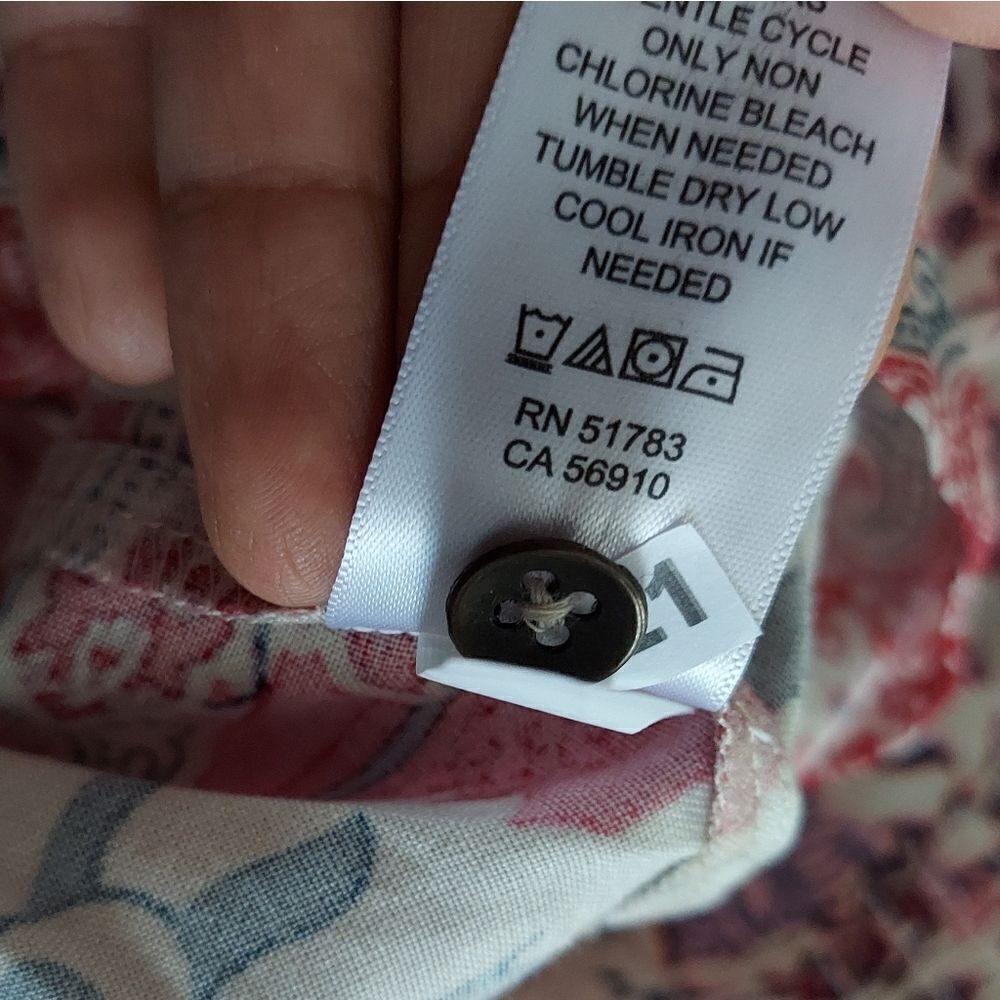 Maurices Mixed Print Button Front V Neck Tank Top… - image 7